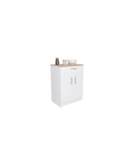 Organizador Multiusos Deneb, Blanco y Café Claro, con Dos Puertas Batientes ZF