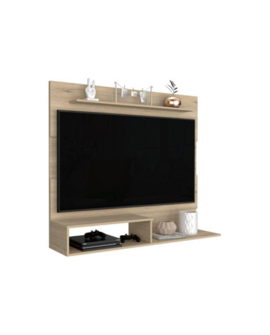Panel de Tv Ascher, Beige, con Espacio Para Televisor de Hasta 55 Pulgadas  ZF