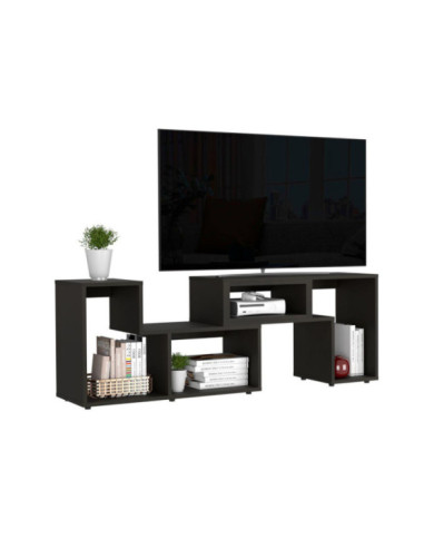 Mesa Para Tv Ascher, Wengue, con Espacio Para Televisor de 50 Pulgadas  ZF