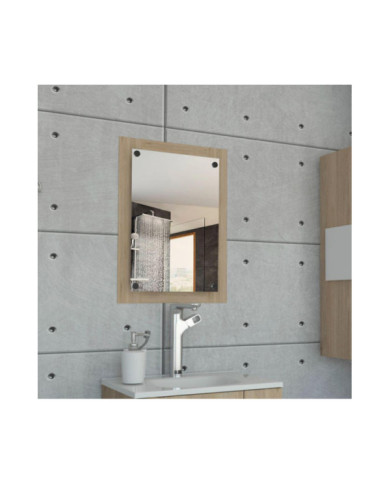 Espejo de Baño Picasso, Beige, Ideal Para Espacios Reducidos    ZF