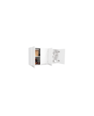 Gabinete Superior Frello, Blanco Nevado, con Cuatro Puertas Abatibles ZF