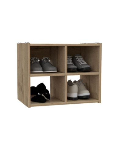 Zapatero Matrix, Café Claro, con Amplias Supeicies  ZF