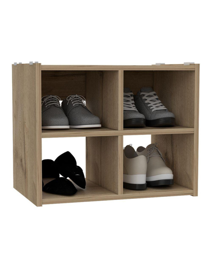 Zapatero Matrix, Café Claro, con Amplias Supeicies  ZF