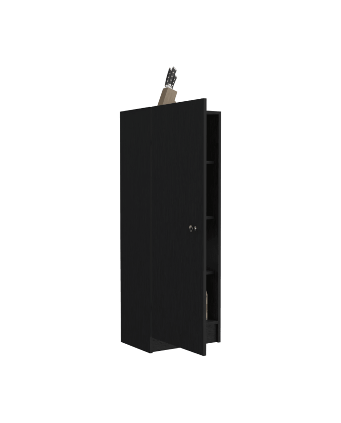 Alacena Nadir, Wengue, con Una Puerta y Amplio Espacio de Almacenamiento