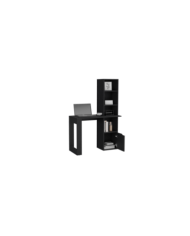 Escritorio Kandis, Wengue, con cinco entrepaños y gran espacio de almacenamiento ZF