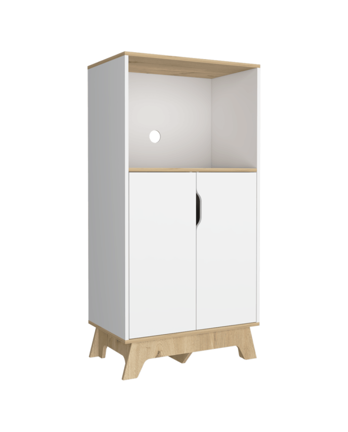 Mueble Auxiliar Lirio, Zabedra, con Espacio Para Microondas ZF