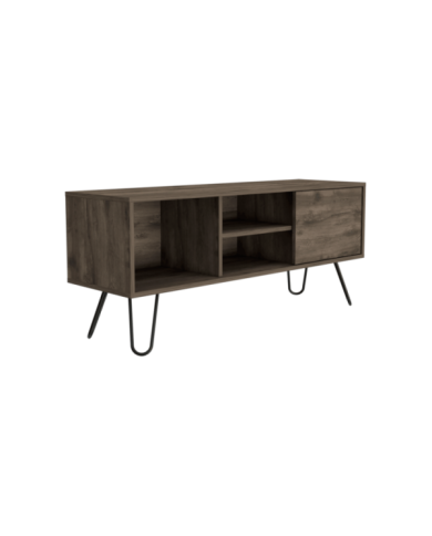 Mesa Para Tv Rony, Nogal, con Espacio Para Televisor de Hasta 50 Pulgadas ZF