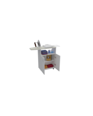 Mesa Para Planchar Tambo, Blanco, con Amplia Superficie y Forro Acolchado Ajustable