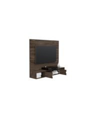 Panel de Tv Hanna, Chocolate, con Espacio Para Televisor de Hasta 60 Pulgadas