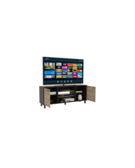 Mesa Para Tv Wesley, Wengue y Miel, con Espacio Para Televisor de 65 Pulgadas