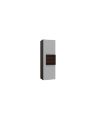 Gabinete de Baño Picasso, Caoba y Blanco, con Espacio Para Guardar Objetos de Aseo