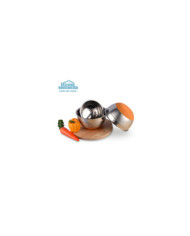 Setx3 Bowl 16-20-22Cm Acero Inox Base Antides Silicona Coppe