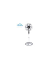 Ventilador Pedestal 18P Maxi Flow 6 Aspas Rejmet 85W Gris