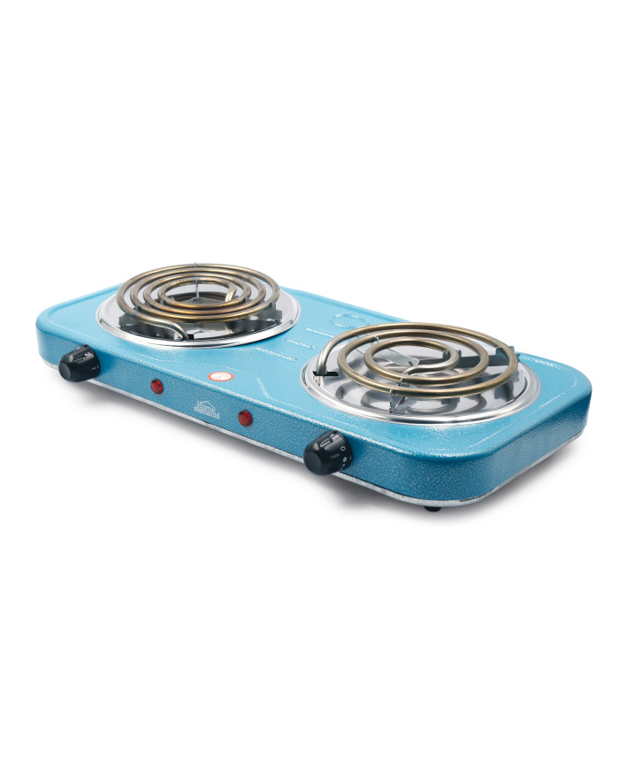 Estufa 2P Electrica Azul Turquesa He-003Lat