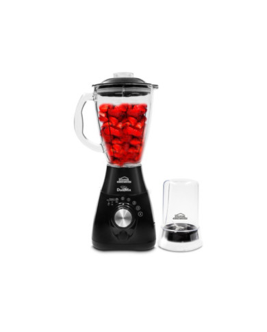 Licuadora Duo Mix Pro Vaso Vidrio + Chopper 550W He003G