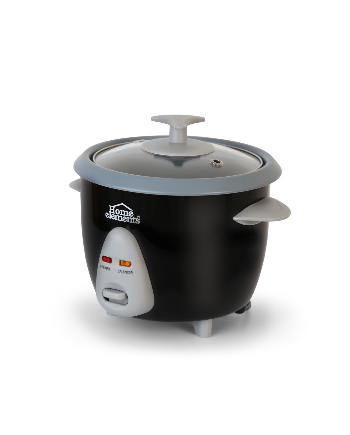 Olla De Arroz 0,6 Lts Negra Heoa-4N