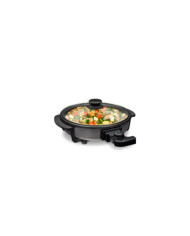 Sarten Wok Electrico Ant. 30Cm T/Vidrio Int Stone Heplyd401