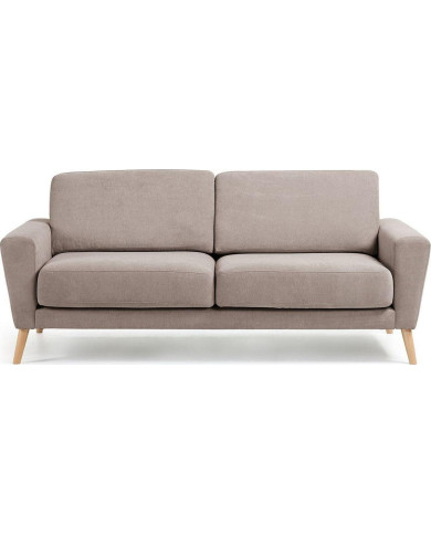 Sofá Narnia 3 plazas marrón 192 cm