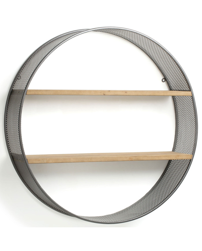 Estantería de pared Halie    diam         80 cm de madera maciza de abeto