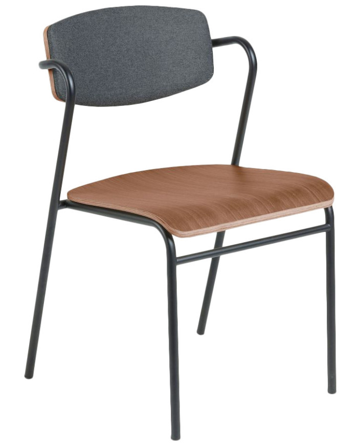 Silla Zaha madera nogal