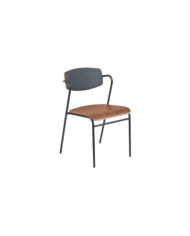Silla Zaha madera nogal