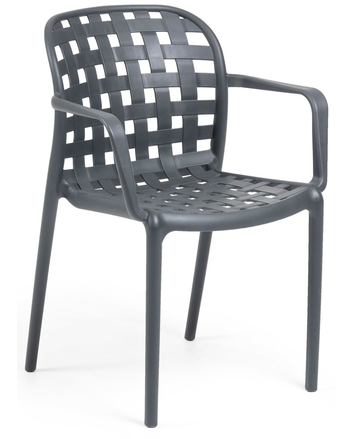 Silla Isa gris oscuro