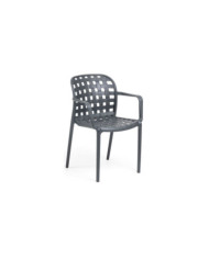 Silla Isa gris oscuro