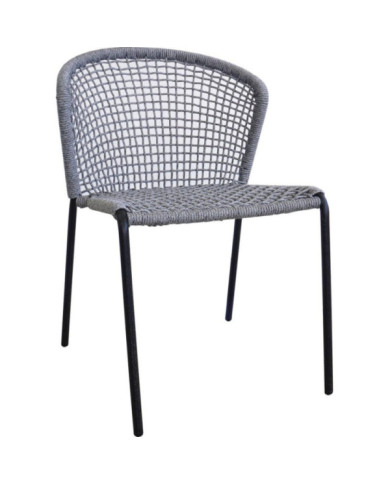 Silla Mathew gris claro