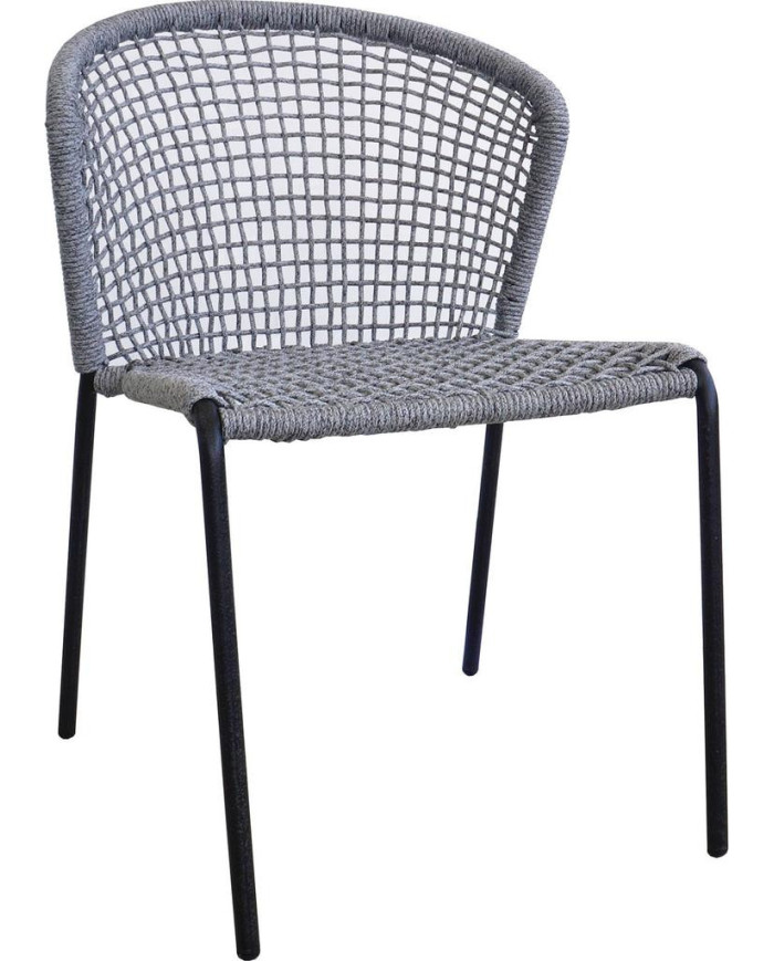 Silla Mathew gris claro