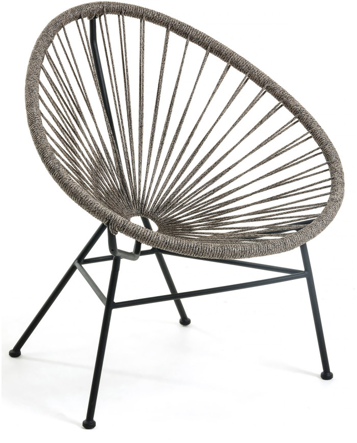 Sillón Samantha gris oscuro