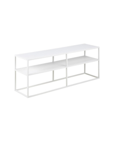 Newton TV-unidad w / 1 estante de acero, MPG002 blanco L     120 W     30 H     46 cm