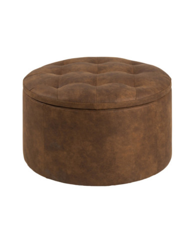 Retina otomana tela Preston Camel    diam         24 de almacenamiento     60 h     35 cm