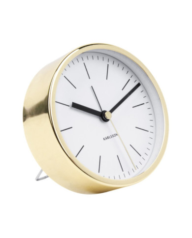 Reloj Minimal ∅10 cm blanco