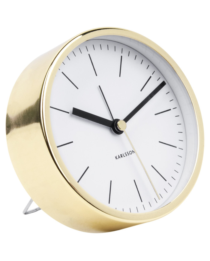 Reloj Minimal ∅10 cm blanco