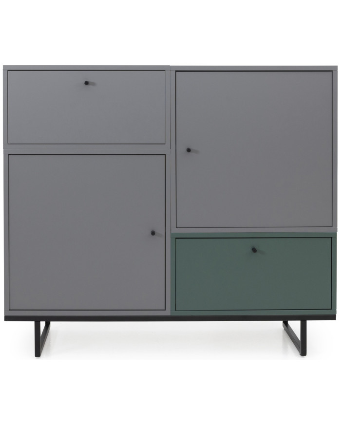 Cómoda Mudo 112x99 cm gris