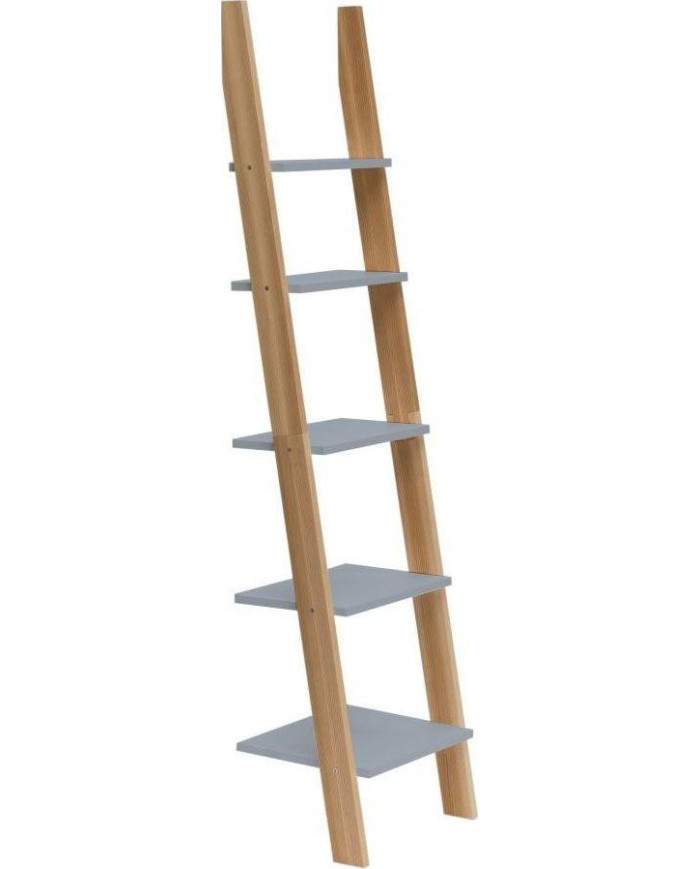 Librería Ashme 45x180 cm Gris oscuro