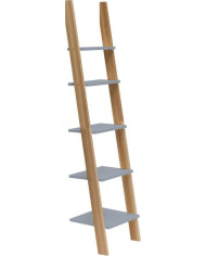 Librería Ashme 45x180 cm Gris oscuro