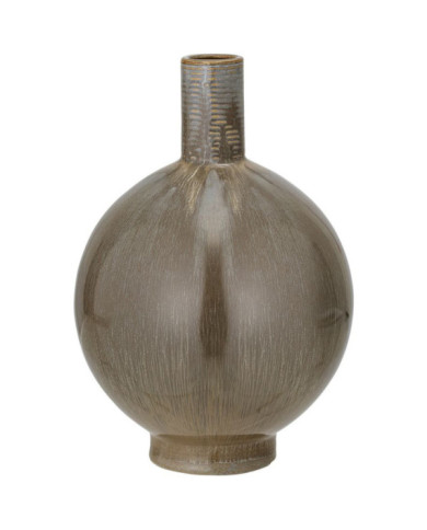 Jarrón grande    diam        14x21 cm marrón