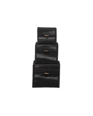 Contenedores Roisin Square (Set-3) Negro.