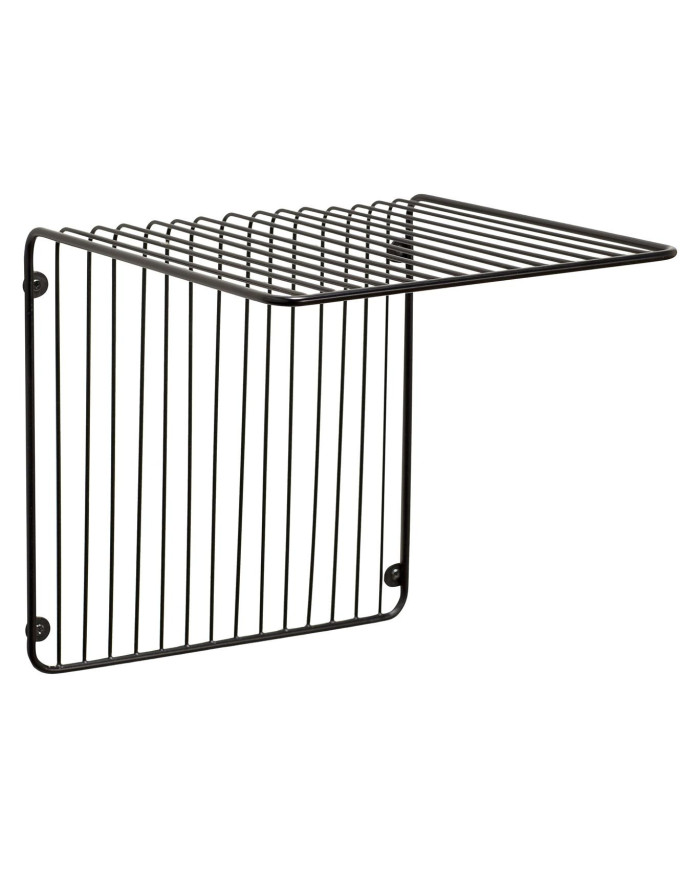 Estante de pared Lani 31x31 cm negro