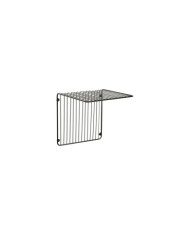 Estante de pared Lani 31x31 cm negro