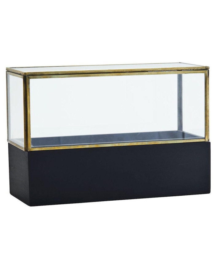 Caja de cristal Sania 26x17 cm Dorada