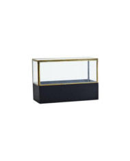 Caja de cristal Sania 26x17 cm Dorada