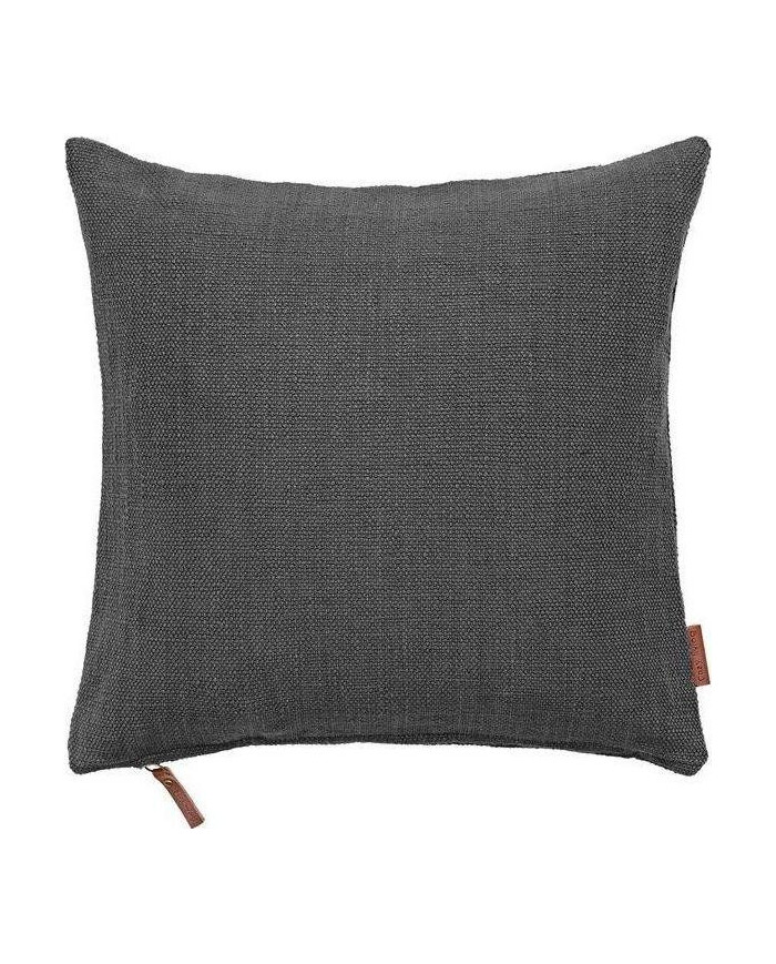 Cojín decorativo Handloom 50x50 cm Gris oscuro