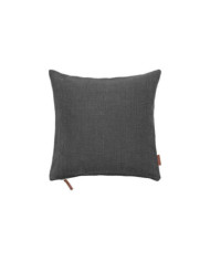 Cojín decorativo Handloom 50x50 cm Gris oscuro