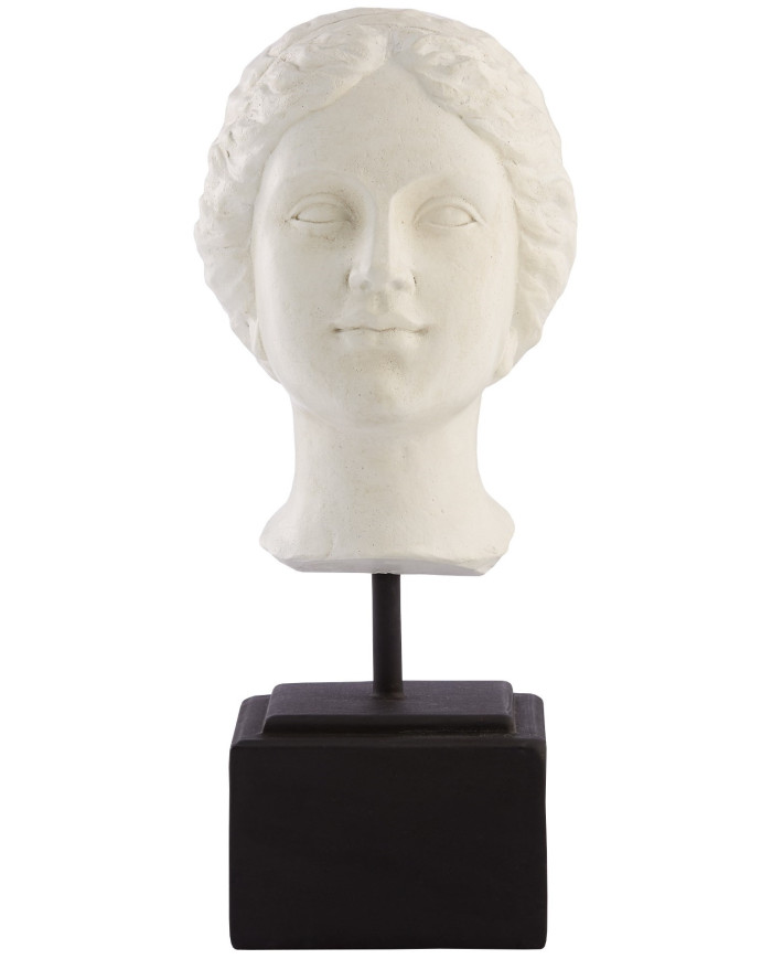 Figurita decorativa Serafina 28x49 cm negra