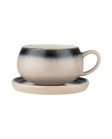 Vaso Amera    diam        14x8 cm 400ml beige