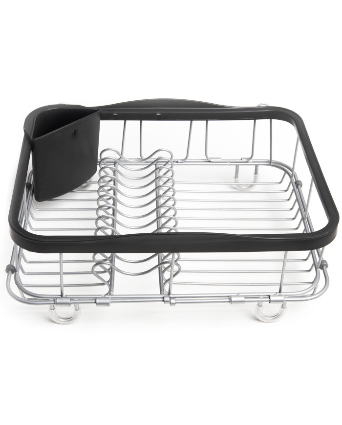 Escurridor de platos Sinkin Multi-Use 37x29 cm Plateado-Negro