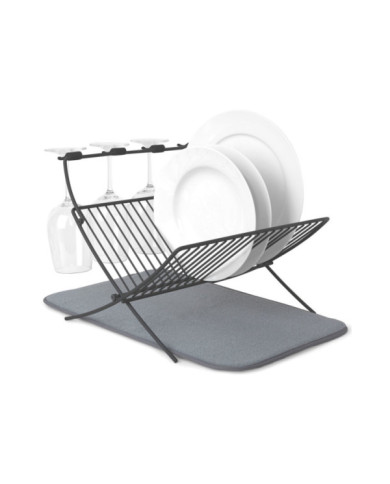Escurridor de platos Xdry 51x37 cm gris