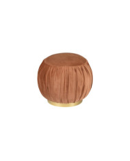 Puf Nora 43x42 cm marrón